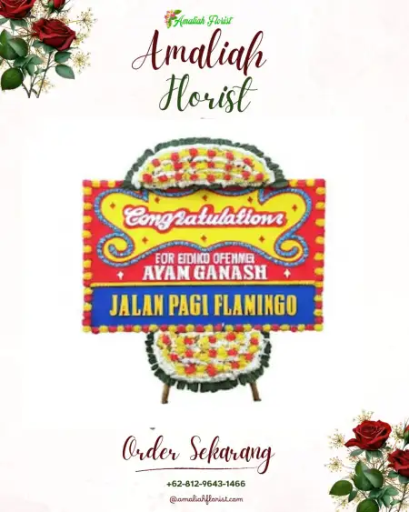 Sewa Papan Bunga Tuan Kentang